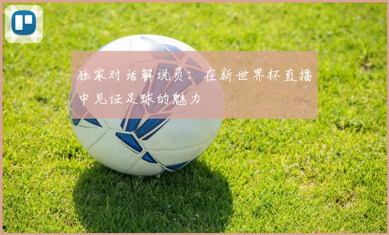 独家对话解说员：在新世界杯直播中见证足球的魅力