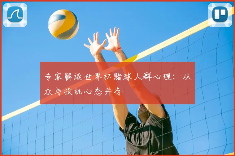 专家解读世界杯赌球人群心理:从众与投机心态并存
